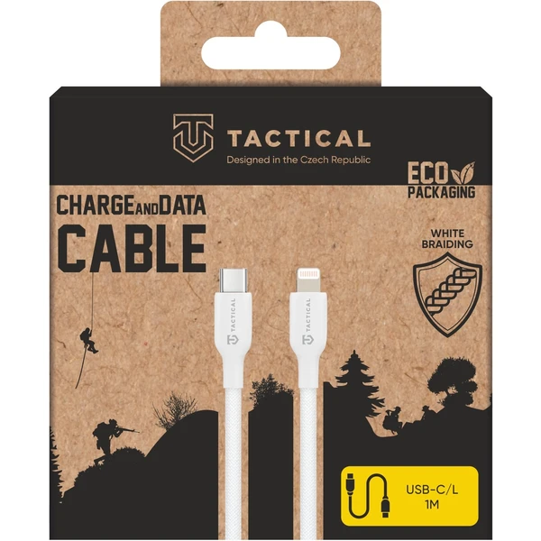 Tactical Stitch Thread USB-C/Lightning napájací kábel 27W 1m biely - Káble a redukcie - Obrázok 1cd1d7c42d554e029b1ba5d1e84c825e