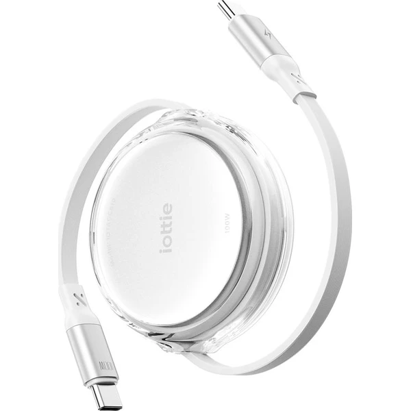 iOttie 100W Retractable samonavíjacie USB-C káble (2 ks) biele - Káble a redukcie - Obrázok 1cda3a5434c64d45a1372f397f14746e