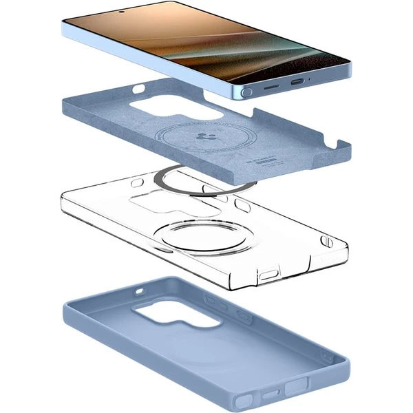 Spigen Silicone Fit MagSafe kryt Samsung Galaxy S25 Ultra zafírovo modrý - Puzdra - Obrázok 1cf70a66de2c45e78161875ccd0941fe