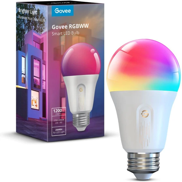 Govee Smart žiarovka RGBWW 12W-85W 1200lm E27 Long Life - Žiarovky - Hlavný obrázok