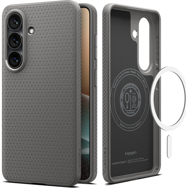 Spigen Liquid Air MagSafe kryt Samsung Galaxy S26+ sivý - Puzdra - Hlavný obrázok
