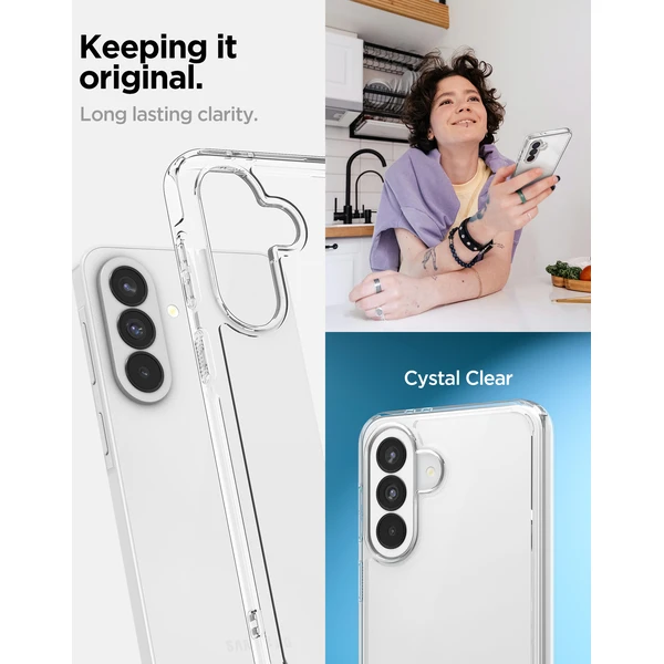 Spigen Ultra Hybrid kryt Samsung Galaxy A37 5G crystal clear - Puzdra - Obrázok 1d24336d289b4a22a5725692012de712