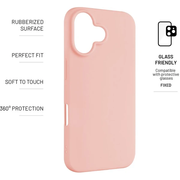 FIXED Story silikónový kryt Apple iPhone 16 ružový - Puzdra - Obrázok 1d39eb4ec77046d69f3204ef5d9b5ab0