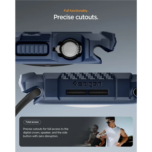 Spigen Rugged Armor 2 puzdro Apple Watch 11 (42mm) navy blue - Puzdra - Obrázok 1d4b91fbb5dd40dab9049213eb57ec9f