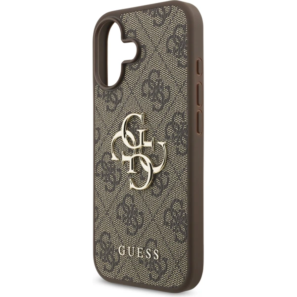 Guess PU 4G Metal Logo kryt iPhone 17 hnedý - Puzdra - Obrázok 1d82c21d9c914274a3c41d042d2a009d