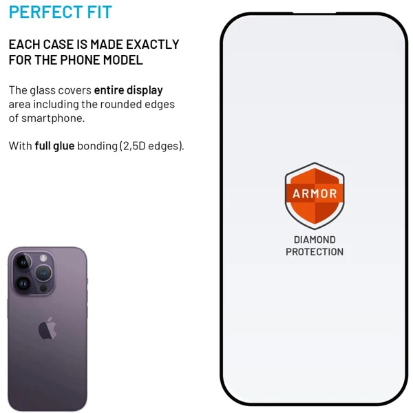 FIXED Armor 2,5D sklo s Anti-dust a AR vrstvou Apple iPhone 14 Pro Max - Ochranné fólie a sklo - Obrázok 1d8a8e12cd024d09bf2dd9ea1201a3db