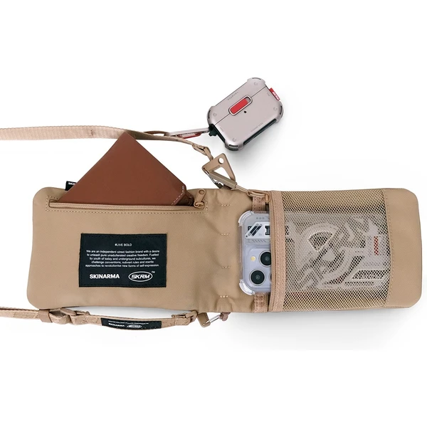SKINARMA Utility Sling Bag Juno Crossbody khaki - Popruhy a crossbody - Obrázok 1da09058c12c411191c9d079e5b247ae
