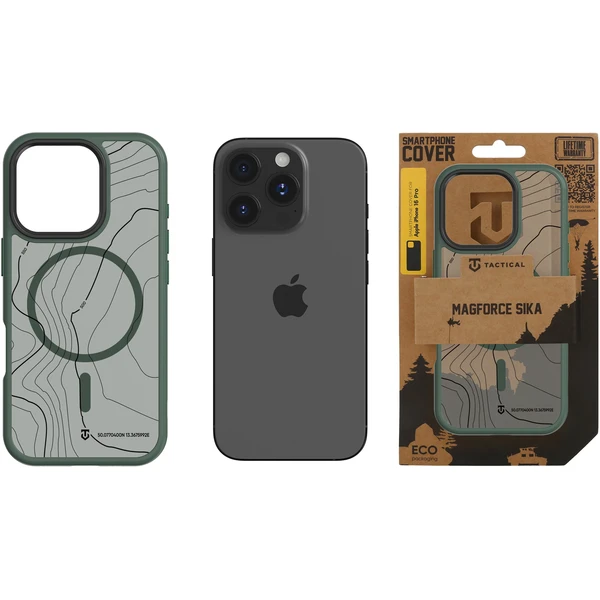 Tactical MagForce Hyperstealth Sika kryt iPhone 16 Pro Forest Green - Puzdra - Obrázok 1dabd0958bb64b598b9149b9bac3223a