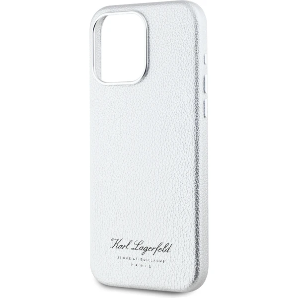 Karl Lagerfeld Grained PU Hotel RSG zadný kryt pre iPhone 15 Pro Max sivý - Puzdra - Obrázok 1db883c7360c48508902793c8f73db7d