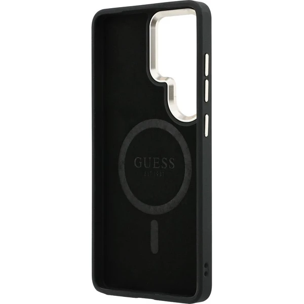 Guess PU Leather 4G Gold Frame Magnetický kryt Samsung Galaxy S26 Ultra hnedý - Puzdra - Obrázok 1de3235dafd64baeb4ad63184603d621