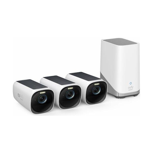 Anker eufyCam S330 3 ks + HomeBase 3 biela - IP kamery - Hlavný obrázok
