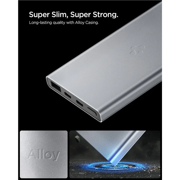 Spigen Essential powerbanka 10000mAh (22.5W) sivá (EA2210) - Powerbanky - Obrázok 1dfed618d3184ec487b8a73d1cecf923