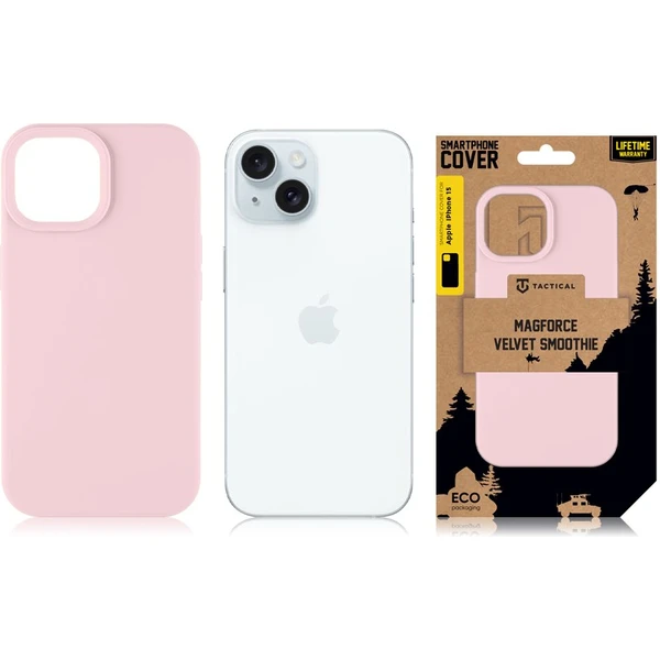 Tactical MagForce Velvet Smoothie Kryt pre Apple iPhone 15 Pink Panther - Puzdra - Obrázok 1e1e4307f7cb4dcc92d060bed77b200f