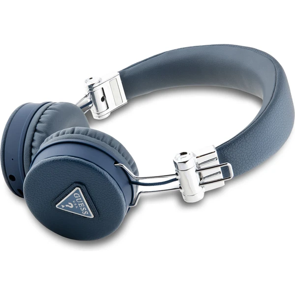 Guess PU Grained Triangle Logo ENC bezdrôtové slúchadlá modrá - Slúchadlá - Obrázok 1e653e6be0d2448cad9b9104c4745c35