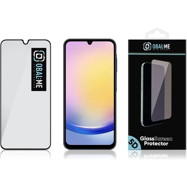 OBAL:ME 5D tvrdené sklo Samsung Galaxy A26 5G čierne - Ochranné fólie a sklo - Obrázok 1e7b8c36dd35414baec1e8fb6205876c