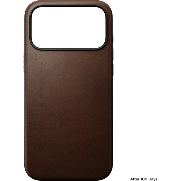 Nomad Modern Leather MagSafe kožený kryt iPhone 18 Pro Max Brown - Puzdra - Obrázok 1e7fd6dd7fd14085a366507560cb3d50