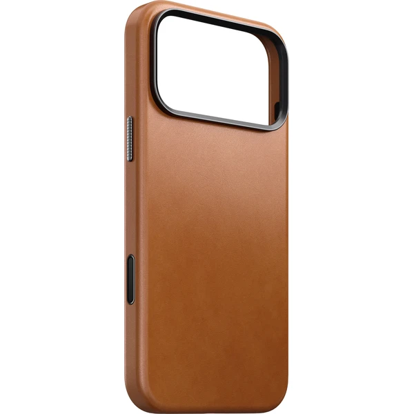 Nomad Traditional Leather (Horween) MagSafe kožený kryt iPhone 17 Pro Max/18 Pro Max Saddle - Puzdra - Obrázok 1e861611d422455f91cde44ec8afd50e