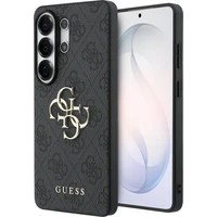 Guess PU 4G Metal Logo kryt Samsung Galaxy S26 Ultra šedý - Puzdra
