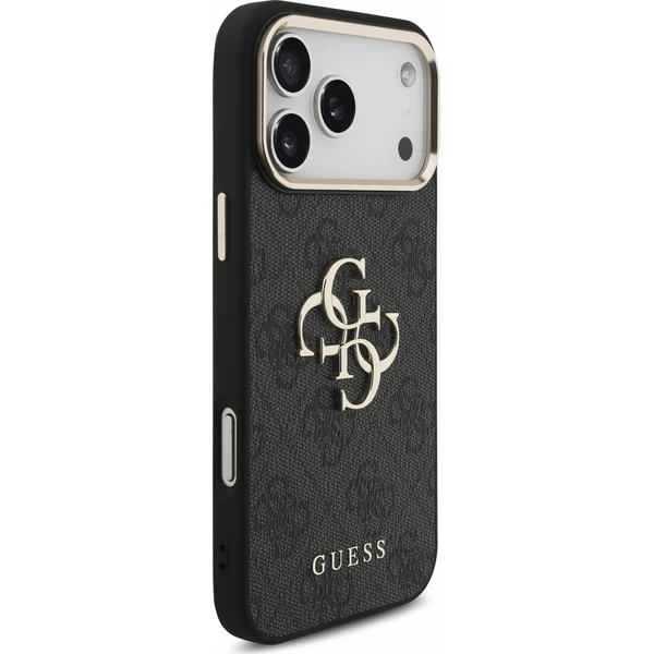 Guess PU 4G Metal Logo Strap Zadný kryt pre iPhone 18 Pro Max Black - Puzdra - Obrázok 1ecfee027850470eaad176c177783e7e