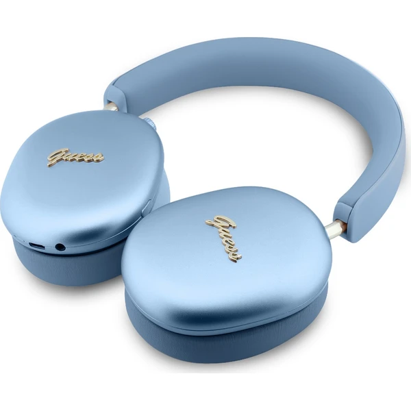 Guess Metallic Finish Gold Script Logo ENC Bezdrôtové Slúchadlá Light Blue - Slúchadlá - Obrázok 1edc83565a2e4a949a901ed29e8c7b37