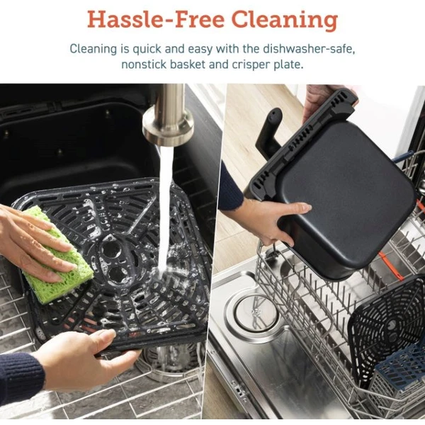 Cosori Dual Blaze 6,4 L SMART teplovzdušná fritéza + 5x špíz a gril. rošt čierna - Fritézy - Obrázok 1ef0835f12534577994bbabcf7b8f759