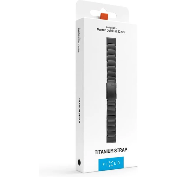 FIXED Titanium Strap titánový remienok Garmin QuickFit 22mm, čierny - Remienky - Obrázok 1ef793fc8489408b87ef099481236aac
