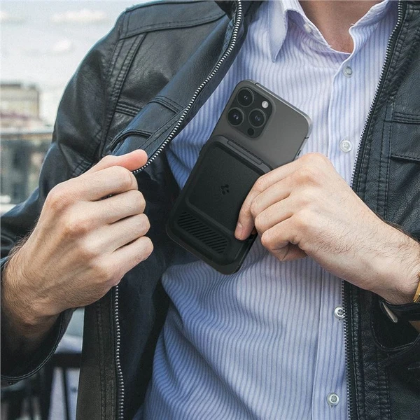 Spigen Lock Fit MagSafe Wallet peňaženka čierna - Peňaženky - Obrázok 1ef8c572cca447feb28914a4db1129e0