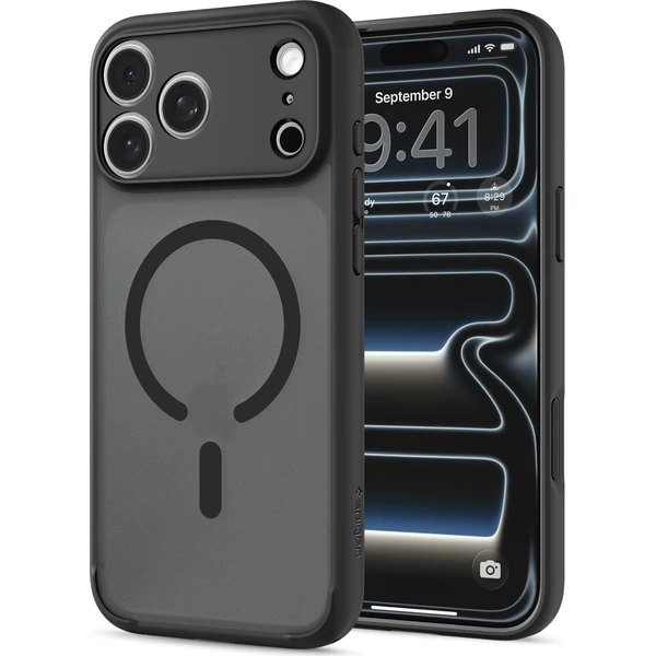 Spigen Ultra Hybrid MagSafe kryt iPhone 18 Pro Max/17 Pro Max mrazivo čierny - Puzdra - Obrázok 1f109973927d484d889fcfb12a9d5b8c