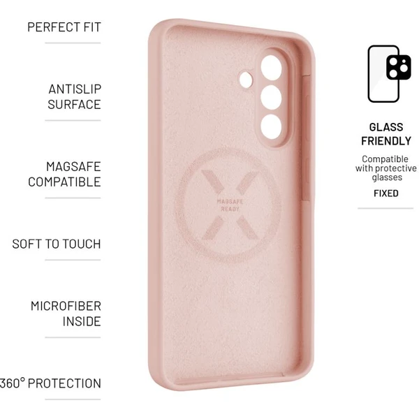 FIXED MagFlow kryt s MagSafe Samsung Galaxy A56 5G ružový - Puzdra - Obrázok 1f3535cc3ce24b33aa6ccb813717321d