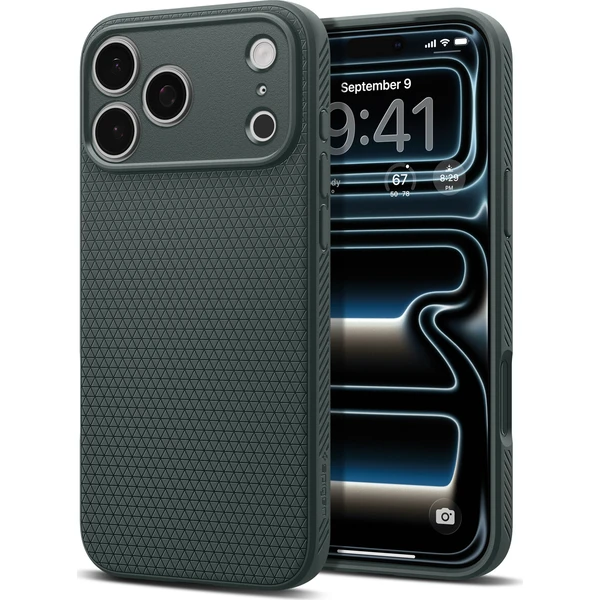 Spigen Liquid Air kryt iPhone 18 Pro/17 Pro abyss green - Puzdra - Hlavný obrázok
