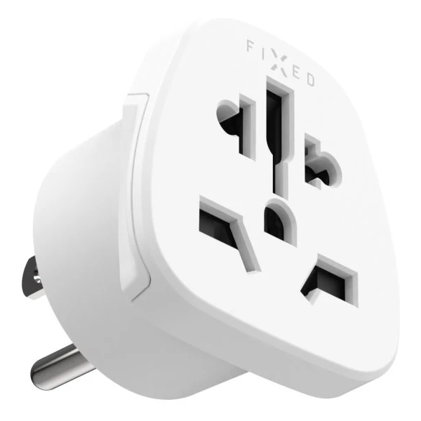 FIXED USA adaptér pre zapojenie UK, US, AUS nabíjačiek do USA zásuviek biely - Nabíjačky - Obrázok 1f63df109ea8418788960457e3815375