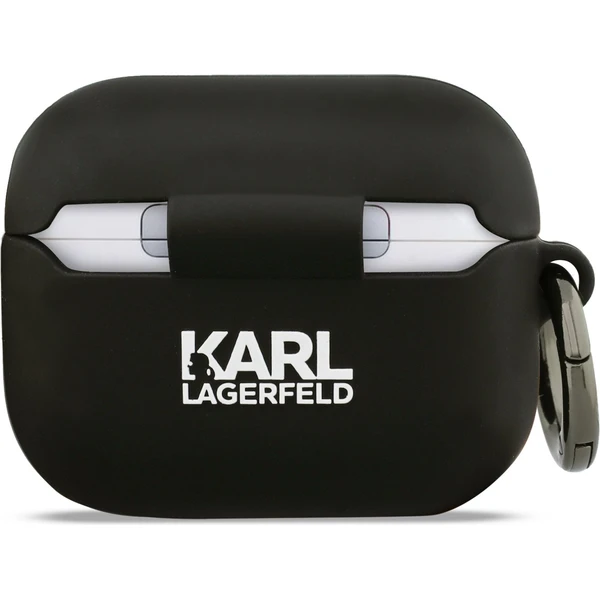 Karl Lagerfeld 3D Logo NFT Choupette Head silikónové puzdro pre AirPods Pro 3 čierne - Puzdra - Obrázok 1f720535c4b24df1b5ceea7bf1626b37