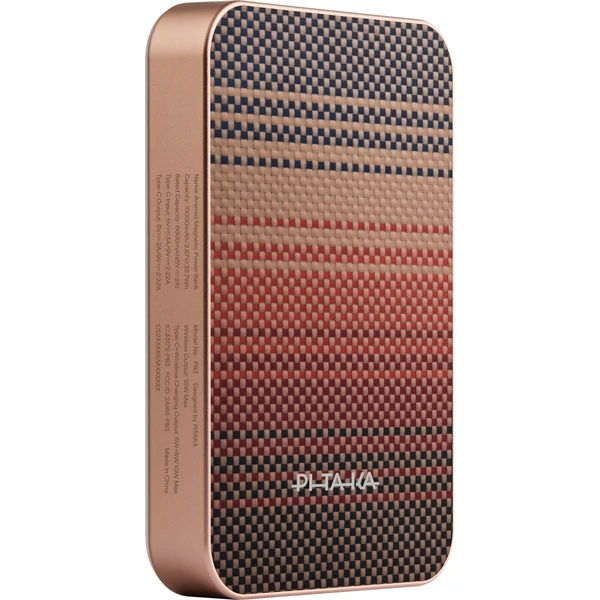 Pitaka Powerbanka (15W), 10000mAh, Qi2/MagSafe, Sunset - Powerbanky - Hlavný obrázok