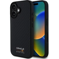 Oracle Red Bull Racing Carbon Shiny Logo MagSafe kryt iPhone 16 čierny - Puzdra