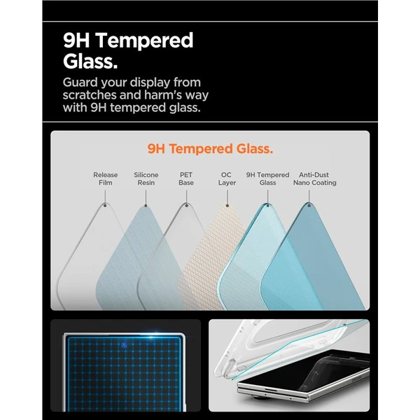 Spigen Glass TR EZ Fit Pre HD sklo Samsung Galaxy Z Fold7 číre (1 ks) - Ochranné fólie a sklo - Obrázok 1f8453490c204c1db1f5eee9f9448f32