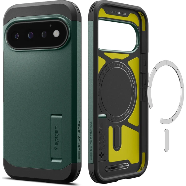Spigen Tough Armor MagSafe, abyss green - Google Pixel 11 Pro - Puzdra - Hlavný obrázok