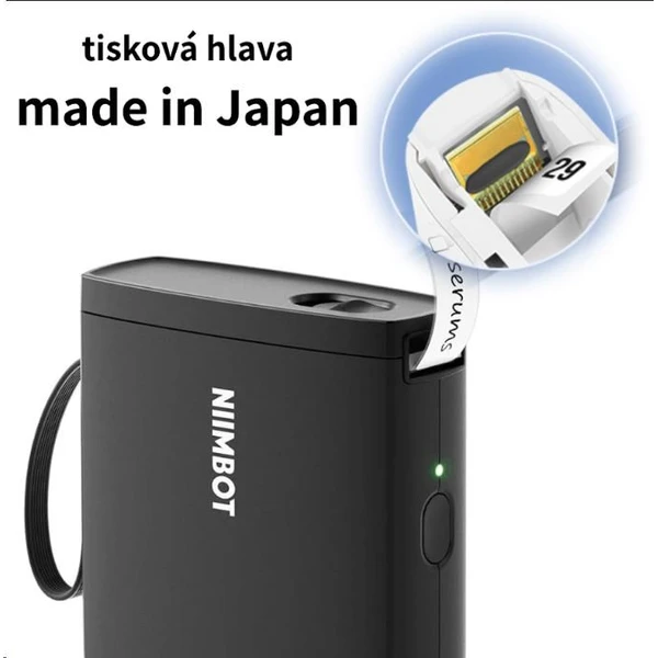 Niimbot tlačiareň štítkov D11-H Smart čierna + rolka štítkov 160 ks - Štítkovače - Obrázok 1fcf2e89bb0d472b80d51352abb97e4d