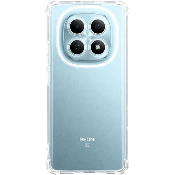 Taktický TPU Plyo kryt Xiaomi Redmi Note 15 4G/5G priehľadný - Puzdra - Hlavný obrázok