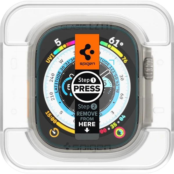Spigen Glass EZ Fit 2 Pack sklo Apple Watch Ultra 49mm číre - Ochranné fólie a sklo - Obrázok 1fe56f455fa44e7d853487dcc8bf3ca3