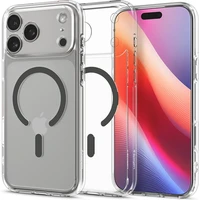 Spigen Ultra Hybrid MagSafe kryt iPhone 17 Pro Max clear graphite - Puzdra