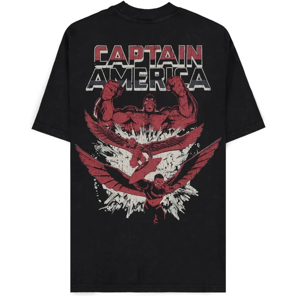Tričko Captain America - 3 Heroes Men's Short Sleeved T-shirt Loose Fit - M - Tričká - Obrázok 201D000K01