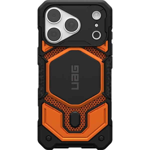 UAG Monarch Pro MagSafe Kevlar kryt iPhone 18 Pro/17 Pro oranžový - Puzdra - Obrázok 201b1c29fe3a4687a50d6e723bd9843d