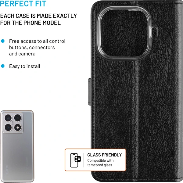FIXED Opus flipové puzdro Xiaomi 15T Pro čierne - Puzdra - Obrázok 2021693fa0b847dfb41cd1703f873d22