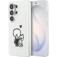 Karl Lagerfeld IML K&CH Zadné Logo Magnetický kryt Samsung Galaxy S26 Ultra priehľadný - Puzdra