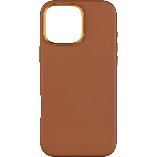 FIXED MagLeather kožený kryt s MagSafe Apple iPhone 16 Pro Max hnedý - Puzdra - Obrázok 205abedd23a64d058f9f1886c0709e2f