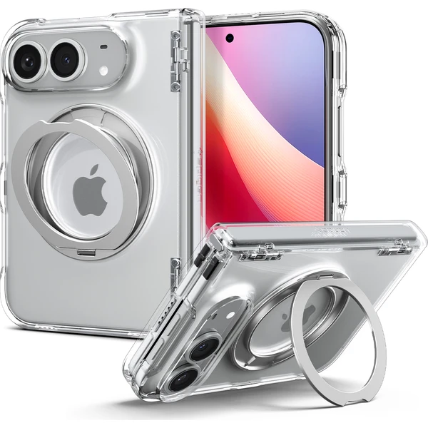 Spigen Ultra Hybrid Pro S MagSafe kryt iPhone 18 Fold clear white - Puzdra - Obrázok 205acc3a60b84ceb8bf87397a79c5a89