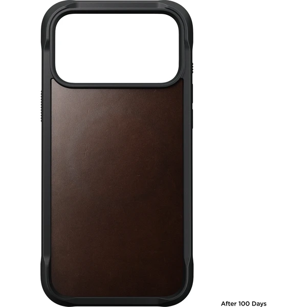 Nomad Rugged Leather (Horween) MagSafe kožený kryt iPhone 18 Pro Max Rustic Brown - Puzdra - Obrázok 2076ffb6f3414cff9d46e6a878c1d0c3