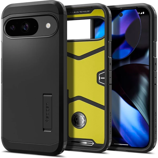 Spigen Tough Armor kryt Google Pixel 9 Pro/Pixel 9 čierny - Puzdra - Hlavný obrázok