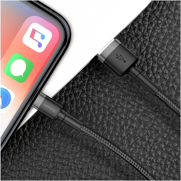 Baseus Cafule USB-A/Lightning napájací kábel 1m čierny - Káble a redukcie - Obrázok 20A5300401