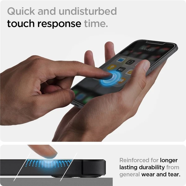 Spigen Glas tR EZ Fit tvrdené sklo iPhone 12 mini 2 ks číre - Ochranné fólie a sklo - Obrázok 20B3200401